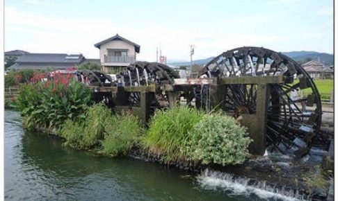 朝倉市 山田堰通水式 三連水車が稼働 ６月17日開催！
