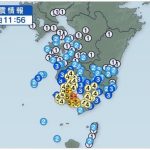 鹿児島市 震度5強 11時56分ごろ地震が発生