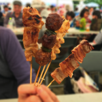久留米焼きとり日本一フェスタへ行ってきました！焼き鳥にとんこつカレーが美味い！