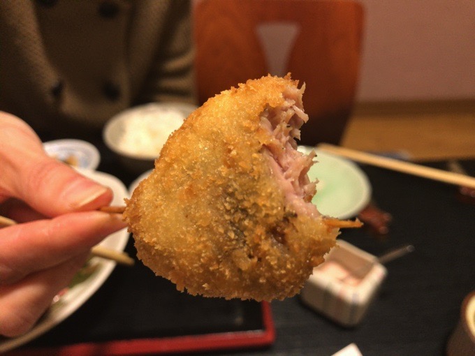 久留米市 創作和食ダイニング 櫻舞 串揚げ 肉