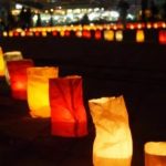 久留米市 北野天満宮「千灯明祭」約1000本のローソクに御神火が灯る