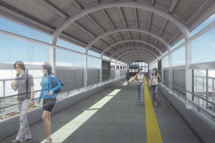 大牟田駅西口の環境整備の概要　完成イメージ図