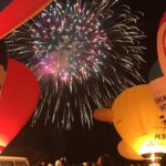 吉野ヶ里光の響 熱気球の夜間係留や打上花火！ライトアップイベント