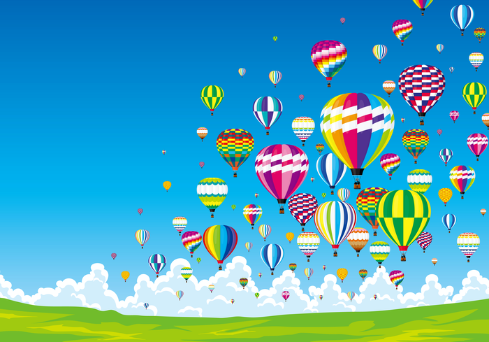 吉野ヶ里ウィンターバルーンフェスタ 約30機の熱気球によるの熱い競技