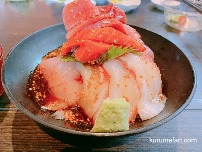 翠藍 ボリューム満点 海鮮丼