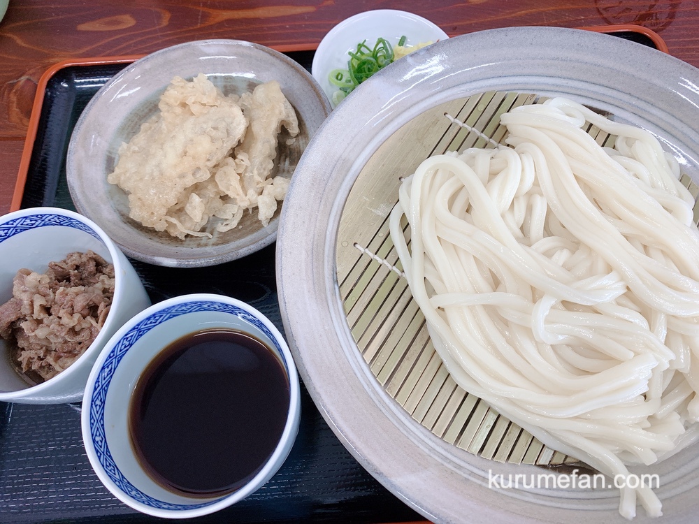 良々うどん ざるうどん トッピング