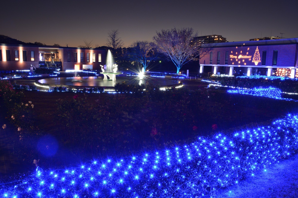 石橋文化センター クリスマスライトアップ＆イルミネーション【久留米市】