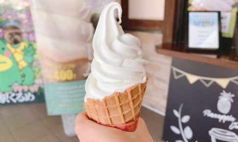 ゆたぁ～っとカフェマイマイ ジャージー牛乳ソフトクリームが美味しい【道の駅くるめ】