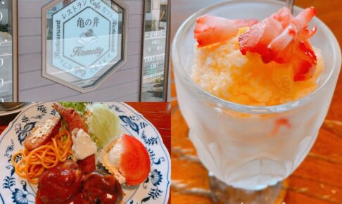 亀の井 Kametty 老舗レストランのランチや食べるミルクセーキが美味しい【八女市】