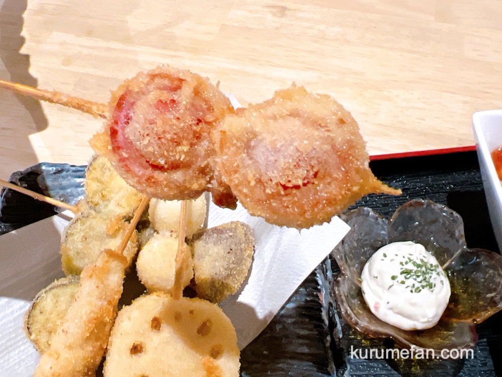 魚、串 つぼみ 久留米市「串カツ定食」