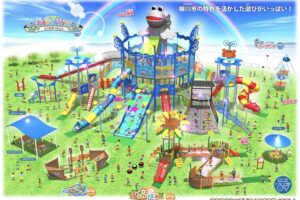 柳川むつごろうランドに大型複合遊具を整備 令和5年4月下旬設置完了予定
