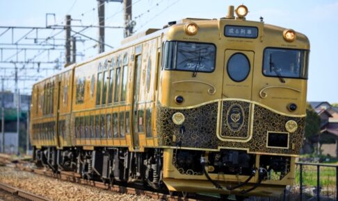 旅する観光列車「或る列車」の旅 久留米市田主丸駅のカッパのグッズや銅像を放送