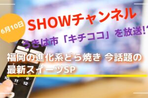 SHOWチャンネル うきは市「キチココ」を放送!?福岡の進化系どら焼き・スイーツSP