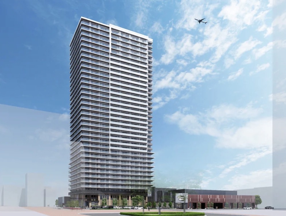 JR久留米駅前第二街区第一種市街地再開発事業 2026年竣工予定 商業施設も