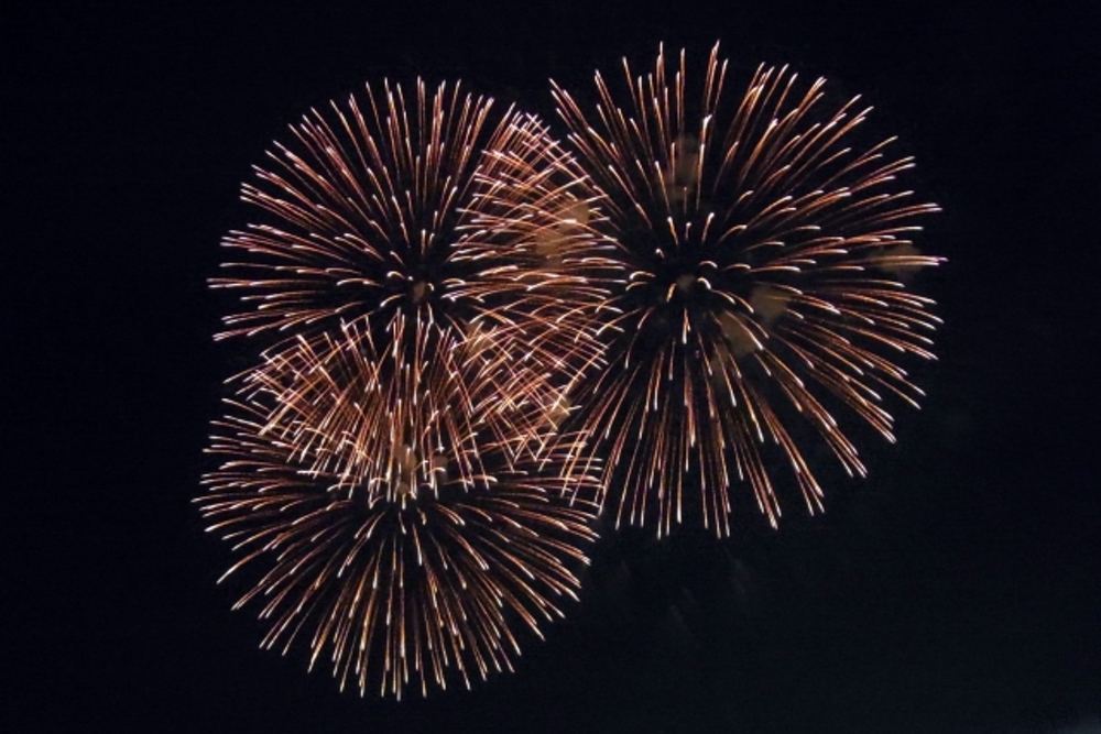 今日、2024年7月20日 みやま納涼花火大会！今年で最後の開催 約8000発の花火！