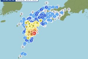 日向灘を震源地とした地震 宮崎で震度6弱 福岡県久留米市で震度3【8/8】