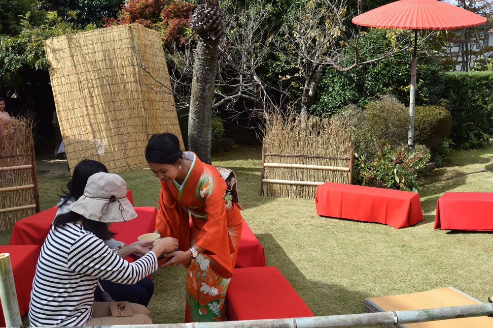 弘堂祭 庭園でおいしい抹茶