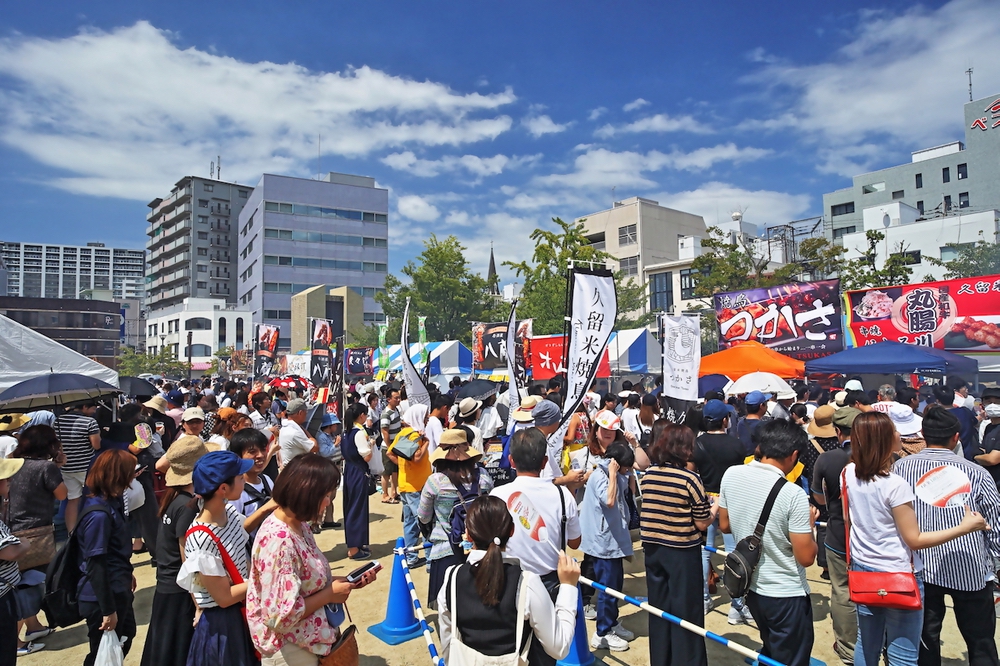 今週末（9/28、29開催）久留米焼きとり日本一フェスタ！久留米ラーメン、筑後うどんも