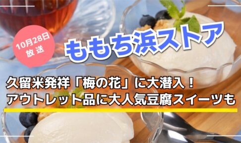 ももち浜ストア 久留米発祥「梅の花」に大潜入！アウトレット品に大人気豆腐スイーツも