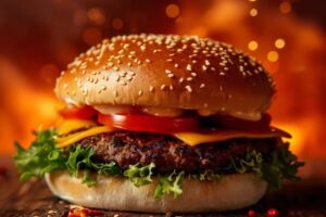 「炭焼きバーガーBLUTO」久留米市に4月オープン！特選牛100%手捏ねハンバーガー