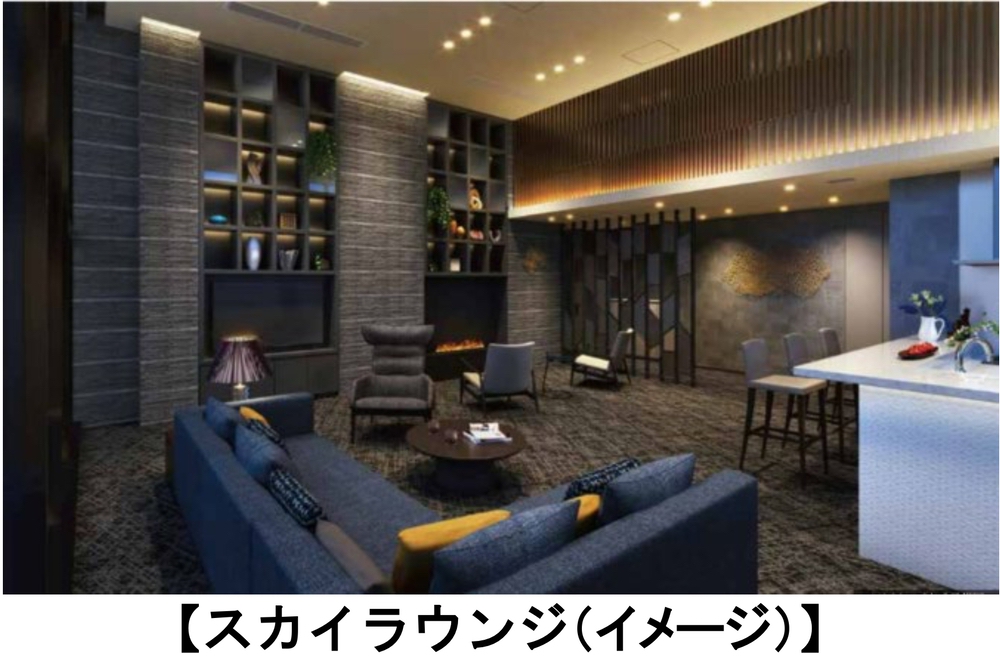 ゲストルームやフィットネスルームなどの充実した共用施設