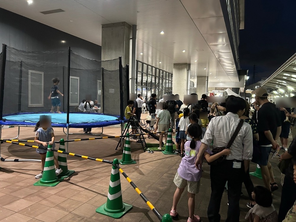 「新鳥栖駅 サマーフェスタ」ミニトレイン乗車体験や射的、輪投げ、飲食等など 「新鳥栖駅 サマーフェスタ」ミニトレイン乗車体験や射的、輪投げ、飲食等など