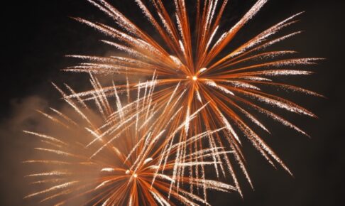 今日、2025年7月21日 朝倉市で打上花火！「ウォーターフェスティバル」