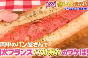 がっちりマンデー!!福岡のパン屋を放送！明太フランスがバカ売れの理由!?儲かり地元パン