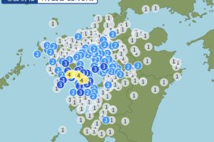長崎県南西部を震源地とした地震 最大震度4 久留米市で震度2【7/25】