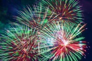 今日、2025年9月15日 久留米市で花火打上！「赤司八幡宮放生会奉納花火大会」