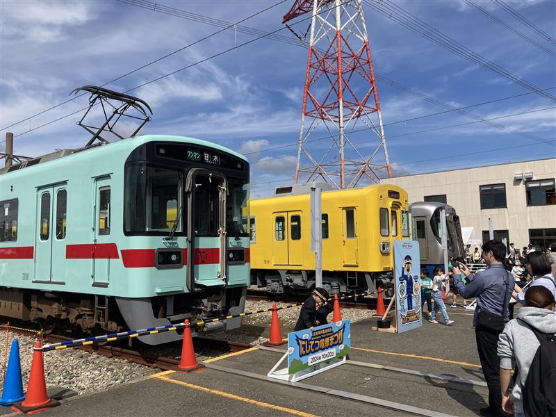 「にしてつ電車まつり2025」年1度の『鉄』の祭典！車両部品販売や5000形との綱引き対決も