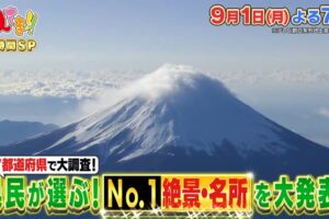 「47都道府県で大調査！わが県のNo.1絶景・名所ランキング」福岡県は？Ｑさま!!