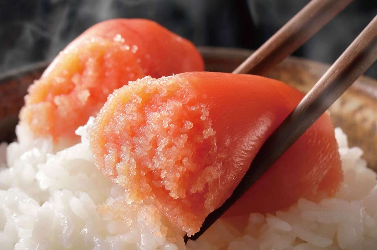 定食・セットメニューでは　明太子とからし高菜が  食べ放題