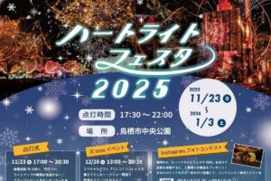 鳥栖の冬の祭典「ハートライトフェスタ2025」20万球！キッチンカー出店も