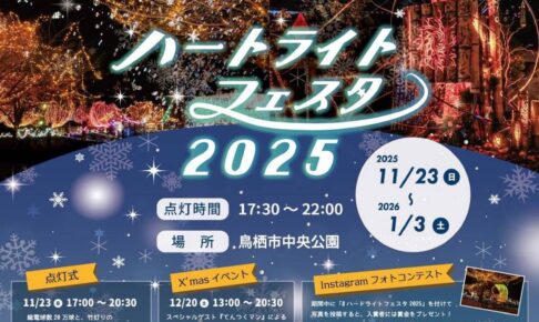 鳥栖の冬の祭典「ハートライトフェスタ2025」20万球！キッチンカー出店も