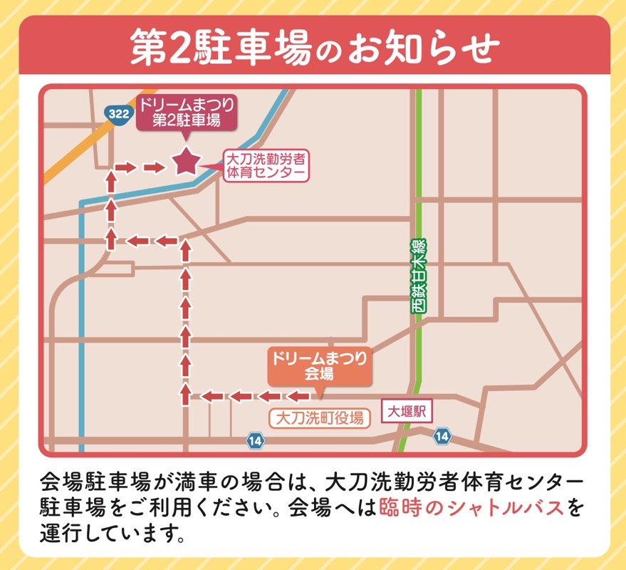 第2駐車場のお知らせ