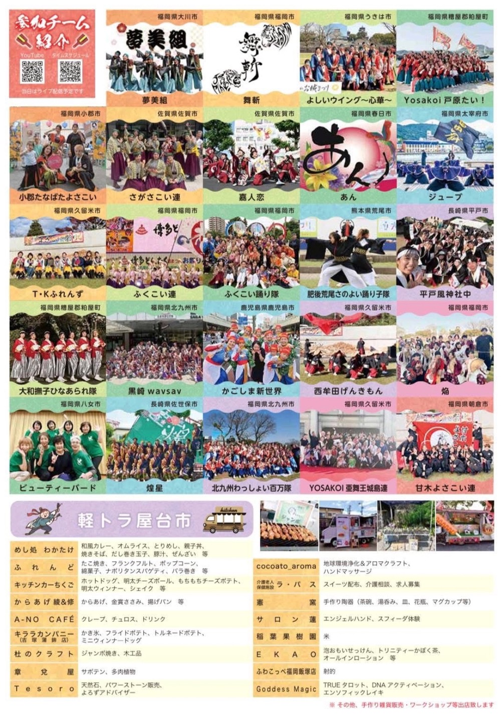 「第10回 あさくらよさこい祭」参加チーム