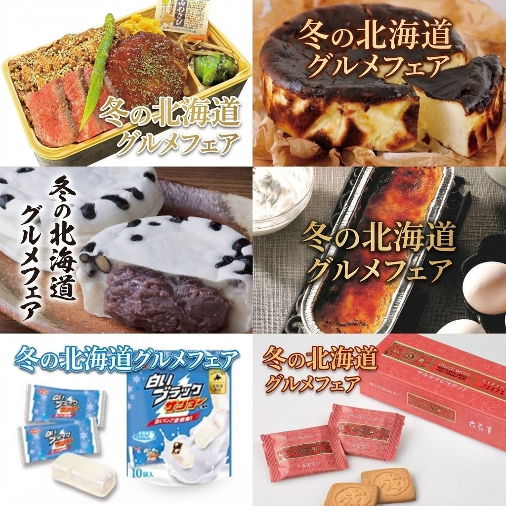 岩田屋久留米店「冬の北海道グルメフェア 第2弾」人気グルメ・スイーツが集まる【久留米市】