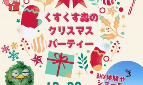「くすくす森のクリスマスパーティー」サンタがやってくる！花火ナイアガラの滝も