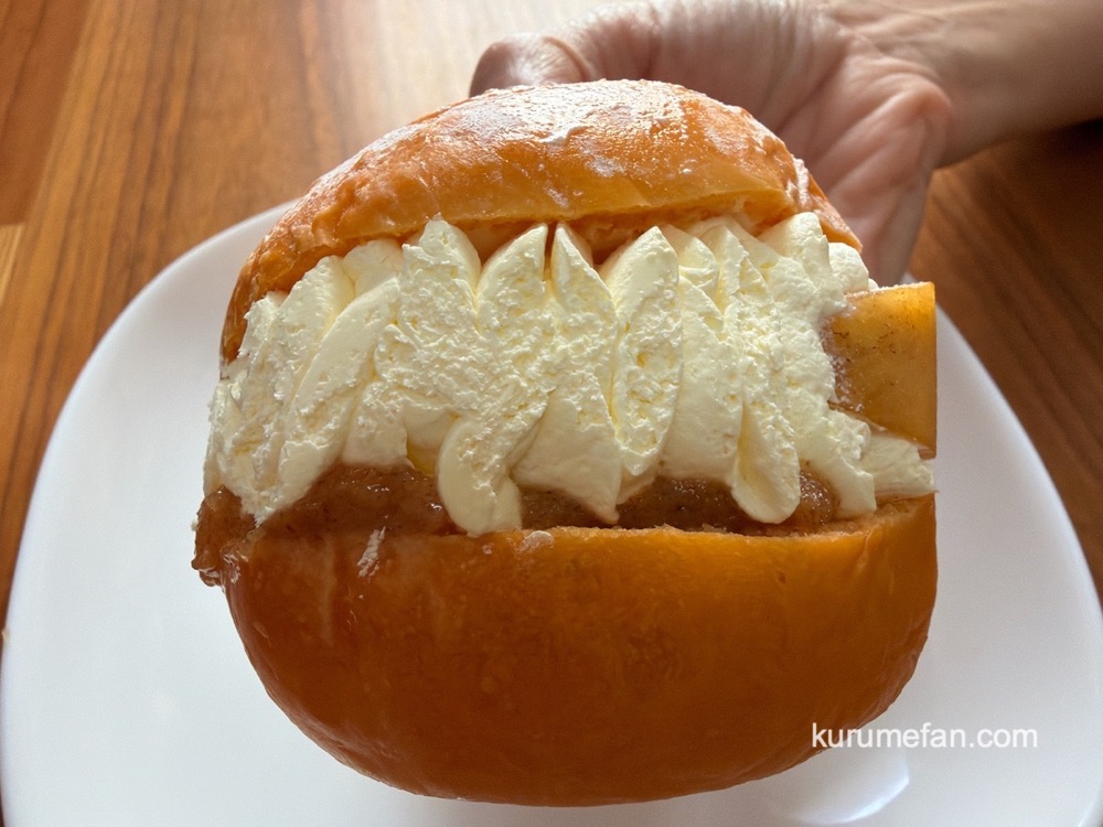 柿とマスカルポーネのサンド