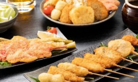 岩田屋久留米店「関西の美味しいもの」食品催事！宝隆丸 串揚げ実演販売【久留米市】