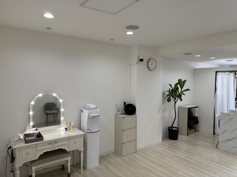 うなじ矯正専門店ミース 久留米店 店内の雰囲気