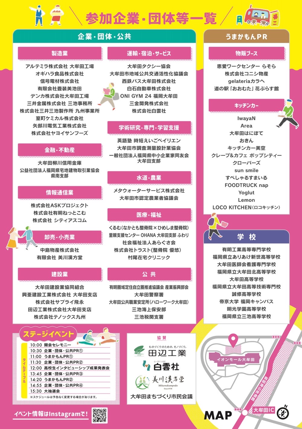 参加企業・団体等一覧