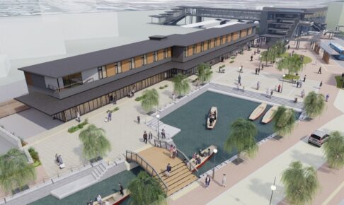 西鉄柳川駅前『にぎわい交流施設』2027年6月オープン予定！物販や飲食、宿泊機能など