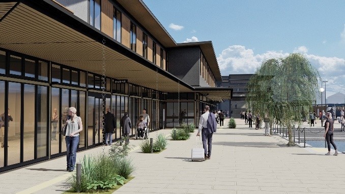 西鉄柳川駅前『にぎわい交流施設』