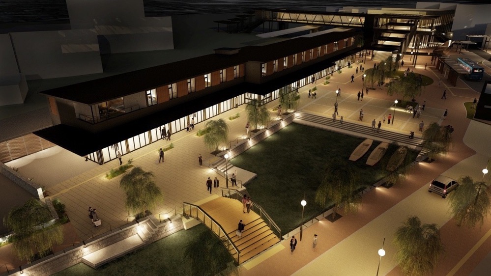 西鉄柳川駅前『にぎわい交流施設』