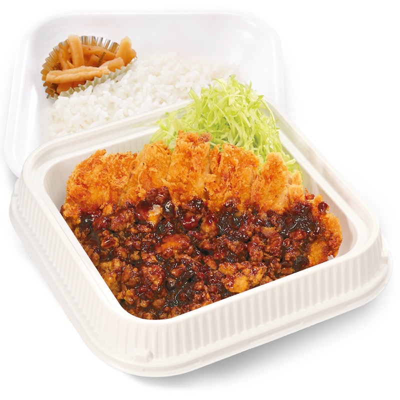 肉あんかけロースカツ弁当