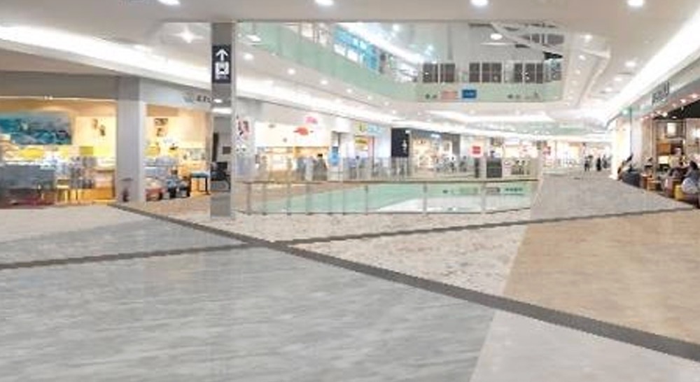 通路の床材を刷新（7月末完了予定）