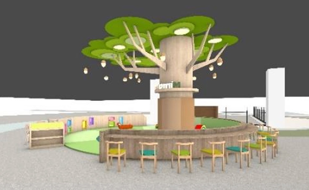 3F フードコート「フードフォレスト」に遊び場を新設（7月完了予定）