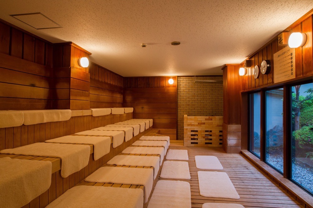 源泉掛け流し温泉久留米 游心の湯 男性フィンランド式サウナ室